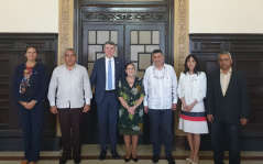 14 May 2019 The delegation of the Foreign Affairs Committee and PFG with Cuba in visit to the Cuban National Assembly of People's Power